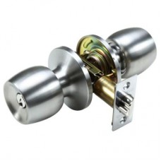 Malaga Entry Lock-Set in Satin Stainless-Steel