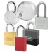 Solid steel padlocks